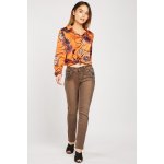 Onado skinny hnědé zdobené – Zboží Dáma