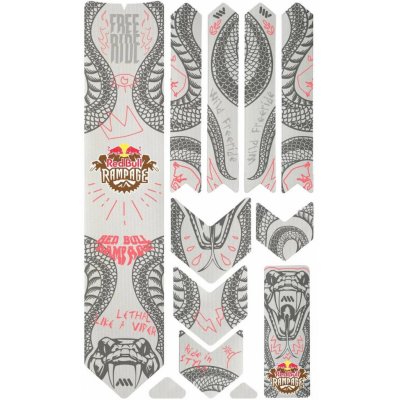 AMS ochranné polepy Extra RedBull Rampage Grey – Zboží Dáma