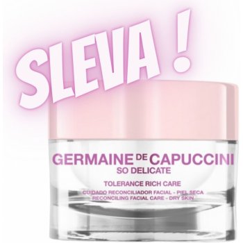 Germaine De Capuccini So Delicate Tolerance Care pleťový krém pro normální a velmi citlivou pleť 50 ml