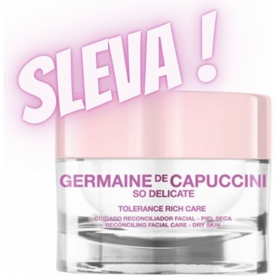 Germaine De Capuccini So Delicate Tolerance Care pleťový krém pro normální a velmi citlivou pleť 50 ml – Zboží Mobilmania