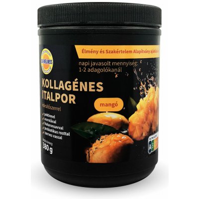 Dia-Wellness Kolagenový nápoj v prášku se sladidly 380 g mango – Hledejceny.cz