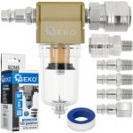 Vzduchový filtr s odlučovačem vody, závit 1/4" - GEKO – Hledejceny.cz
