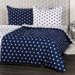 4Home bavlna povlečení Stars Navy blue 200x220 2x70x90 – Zboží Mobilmania