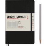 Leuchtturm1917 Zápisník Black Softcover B6+ čtverečkovaný – Zboží Dáma