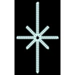 DECOLED LED světelný motiv hvězda polaris závěsná,49 x 55 cm ledově bílá – Hledejceny.cz