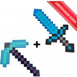 Pistole Nerf Minecraft Dart-Firing Diamond Sword – Zboží Dáma