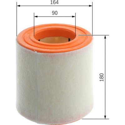 Vzduchový filtr BOSCH F 026 400 776 – Hledejceny.cz