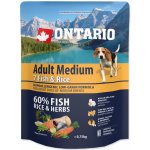 Ontario Adult Medium 7 Fish & Rice 2 x 0,75 kg – Hledejceny.cz