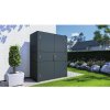 Zahradní úložný box Bertilo HPL Highboard 155 x 75 x 193 cm antracit