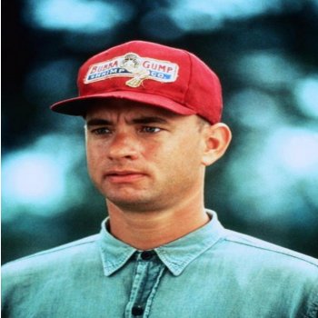 BUBBA GUMP Forrest Gump BASEBALLOVÁ ČERVENÁ