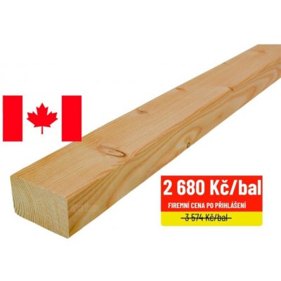Podkladové hranoly 45x70x4880 Kanadský modřín, kvalita AB – Zbozi.Blesk.cz