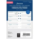 Filofax Týdenní kalendář 2027, týden/2 strany náplň osobních diářů , ČJ + SJ – Zboží Dáma