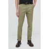 Pánské klasické kalhoty Calvin Klein pánské zelená přiléhavé K10K110979.PPYX
