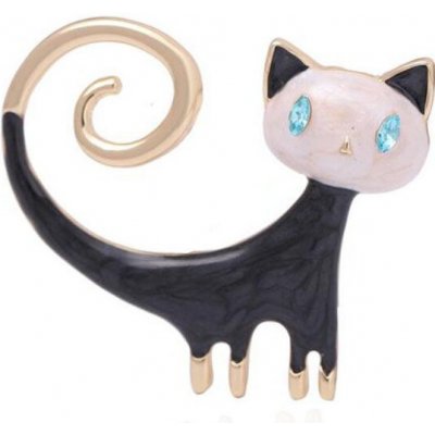 Gaira brož Kočička 340059 bílá – Sleviste.cz