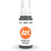 Akrylová a olejová barva AK Interactive Dark Green-Grey 17ml