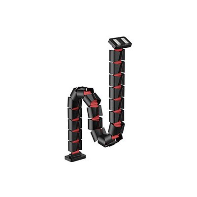 Powerton magnetický husí krk černo-červený 1285 mm pro výškově nastavitelné stoly KH007PXC14 – Zboží Živě