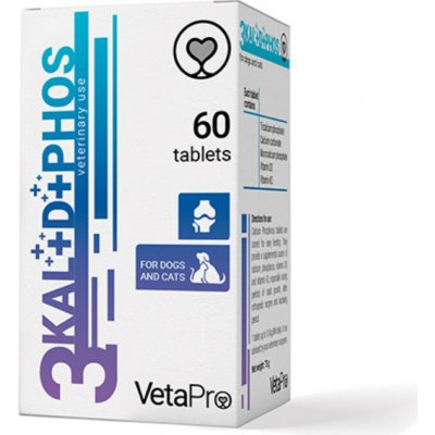 Vetapro 3 Kal D Phos Dog&Cat 60 tbl – Hledejceny.cz