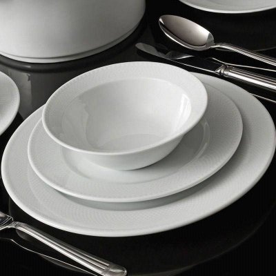 ASIR Porcelánová jídelní souprava RICE bílá 24 ks – Zboží Dáma