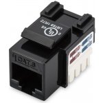 Digitus CAT 6 Keystone Jack, nestíněný RJ45 na LSA, barva černá DN-93601 – Hledejceny.cz