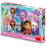 DINO Gábinin kouzelný domek Oslava 3x55 dílků – Zboží Mobilmania