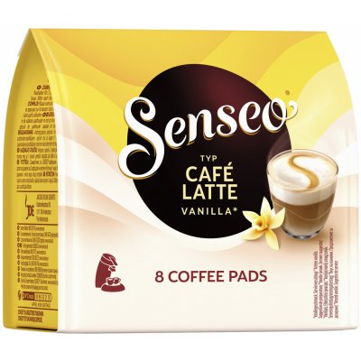 Douwe Egberts Senseo Café Latte Vanilla 8 pads – Zbozi.Blesk.cz
