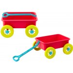 Lean Toys Vozík na hračky na písek Pastelově růžová – Hledejceny.cz