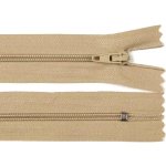 Spirálový zip No 3 délka 25 cm pinlock Varianta: 308 hnědá přírodní, Balení: 1 ks – Hledejceny.cz