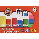 Koh-i-noor Barevné školní křídy na tabuli 6 ks – Zboží Mobilmania