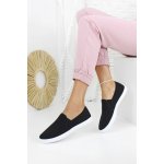 Prety slip on tenisky 11401-1B.WH černé – Zboží Mobilmania