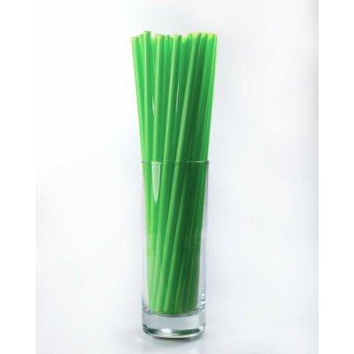 Trinkhalme Brčka plastové Jumbo zelená PP 250 x 8 mm 150 ks – Zboží Dáma