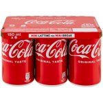 Coca-Cola Lattine plech 6 x 150 ml – Zboží Dáma