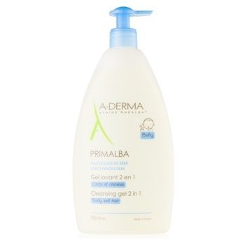 A-Derma Primalba Baby mycí gel na tělo a vlasy pro děti 750 ml