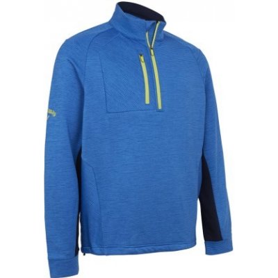 Callaway Eco Heather Stripe Back Fleece světle modrá