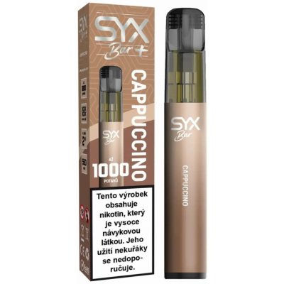 Syx Bar Cappuccino 16,5 mg 1000 potáhnutí – Sleviste.cz