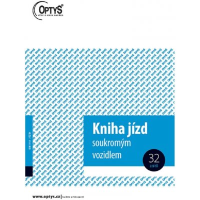 Optys 1169 Kniha jízd soukromým vozidlem – Zboží Mobilmania