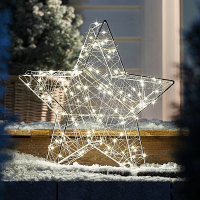 ACA Lighting 2x LED vánoční hvězda do okna 12W 230V teplá bílá barva IP44 – Zbozi.Blesk.cz