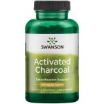 Swanson Activated Charcoal 520 mg 120 kapslí – Hledejceny.cz
