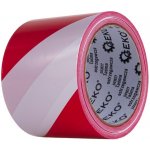 Geko Páska výstražná 75 mm x 100 m G01827 červeno-bílá – Zboží Dáma