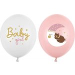 PartyDeco Balónky latexové Baby Girl mix – Zboží Dáma