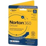 Norton 360 DELUXE 50GB 5 lic. 1 rok (21415000) – Zboží Živě