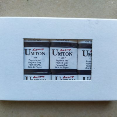 Umton mistrovské akvarelové barvy 1/2 pánvička 2,6 ml 1 ks 2387 Paynova šeď tmavá – Hledejceny.cz