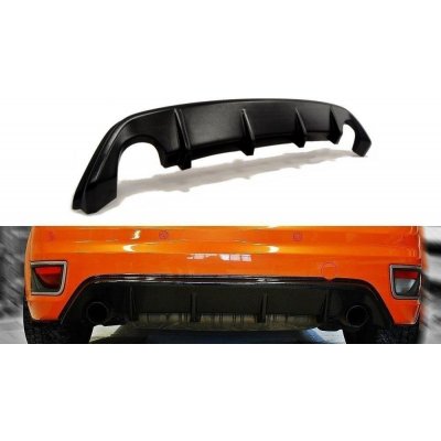 Maxton Design vložka zadního nárazníku pro Ford Focus ST Mk2, černý lesklý plast ABS – Sleviste.cz