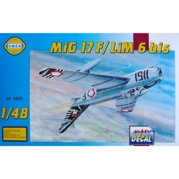 Směr plastikový model letadla ke slepení Mig 17 F slepovací stavebnice letadlo 1:48