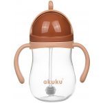 Akuku Hrnek s ohebným brčkem a závažím 280 ml mokka – Hledejceny.cz