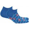 Pánské kotníkové ponožky CASUAL azure