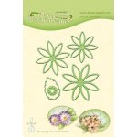 Vyřezávací kovová a embosovací šablona Leabilities - Jednoduché květy ( 5 ks ) – Hledejceny.cz