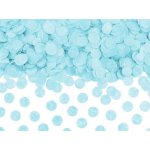 Konfety papírové kolečka světle modré 15 g PARTYDECO – Zboží Dáma