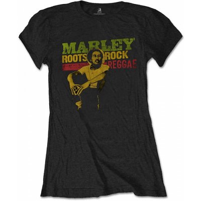 Bob Marley tričko Roots Rock Reggae black – Zbozi.Blesk.cz