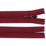 Spirálový zip skrytý No 3 délka 22 cm, malé, 178 bordó – Hledejceny.cz