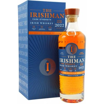 Irishman Cask Strength Vintage 2022 54,9% 0,7 l (kazeta) – Zboží Mobilmania